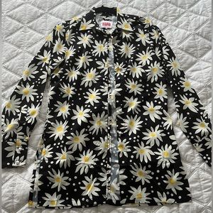 NWOT Solid & Striped Swim Cover-up